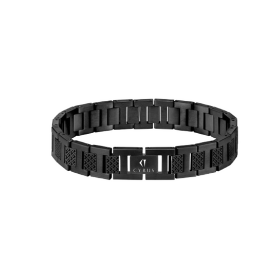 Cyrus BLK Stainless Steel Bracelet